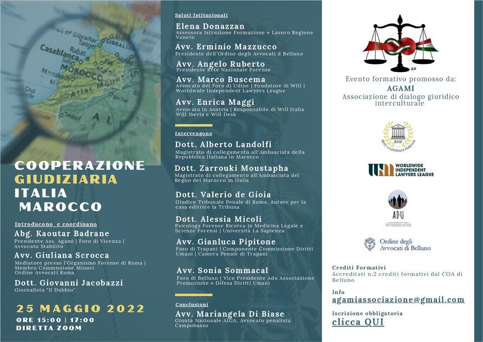 Onoratissima di aver organizzato e coordinato il primo Webinar sulla